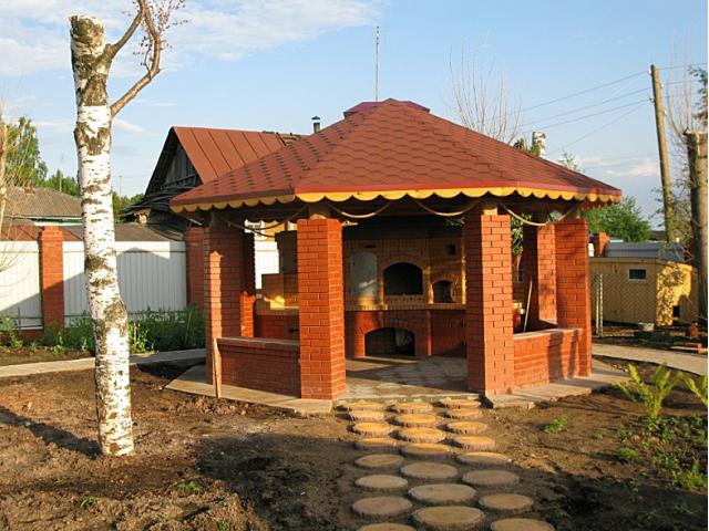 Как своими руками соорудить печь с мангалом в дачной беседке: обзор ...