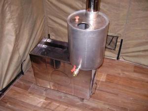 Описание недостатков банных печей с баком для воды на трубе