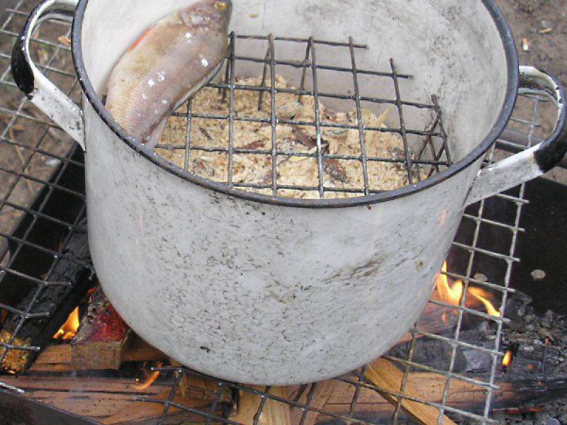 Копчение рыбы в домашних условиях и на природе