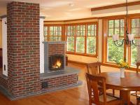 Описание преимуществ использования для отопления дачи кирпичных печей каминов